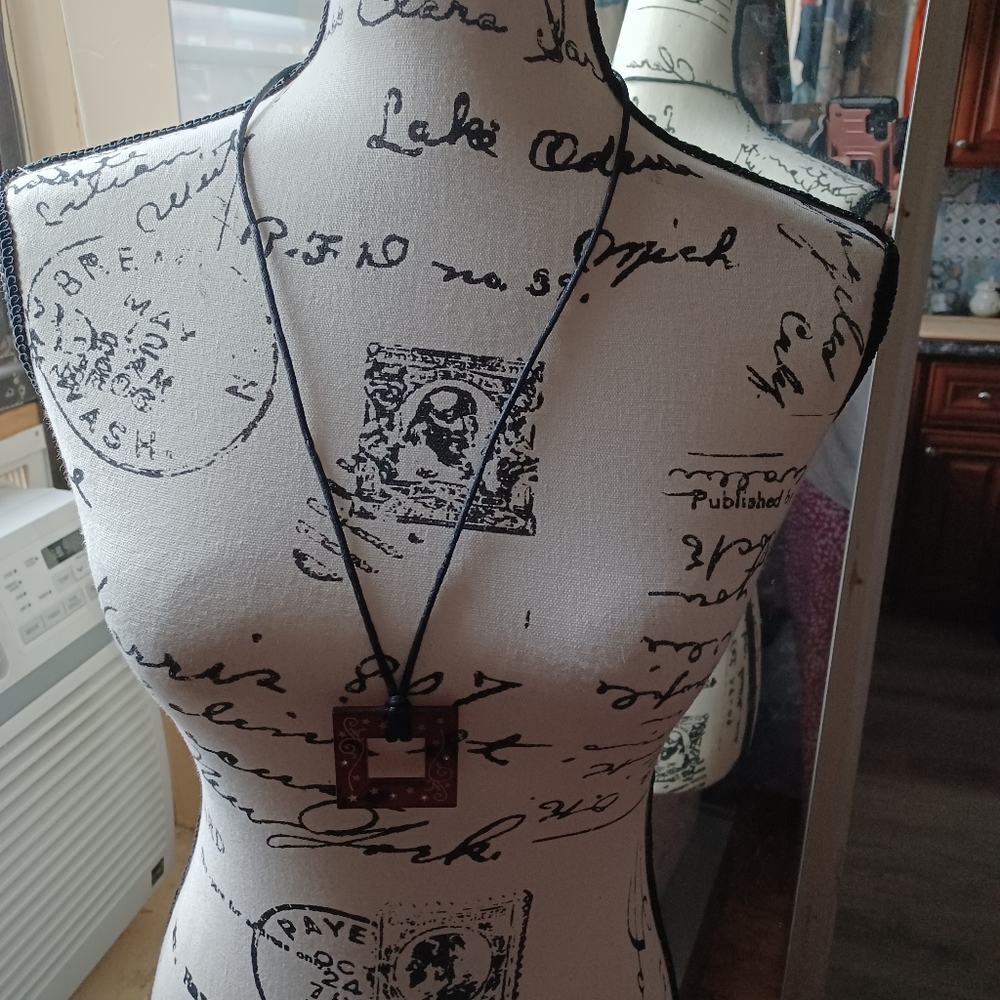 Square Statement Necklace - image 2